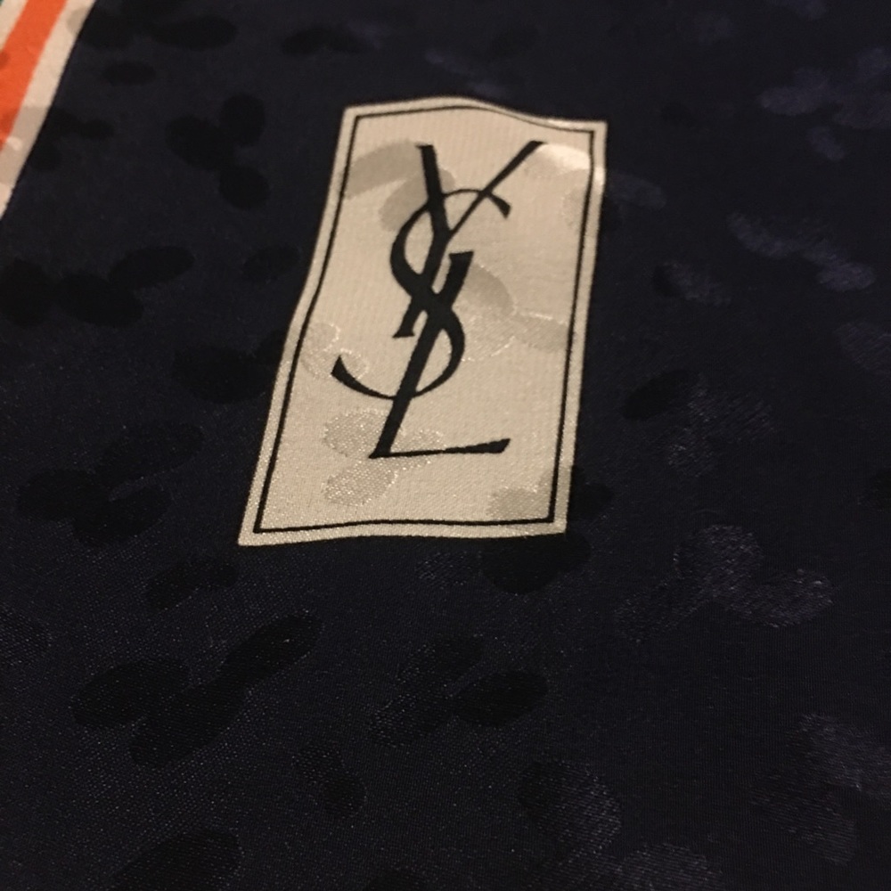 Saint Laurent Silk Scarf